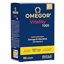 Omega 3 IFOS 5 Stelle 90 cps – Olio di Pesce Omega 3 1000mg – Ricco di EPA e DHA – Senza Retrogusto, Facile da Digerire, Privo di Metalli Pesanti