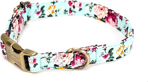 Miniatura 4 de Collar de perro personalizado con nombre y número de teléfono grabado, collar ajustable personalizado para cachorros, collar de algodón orgánico