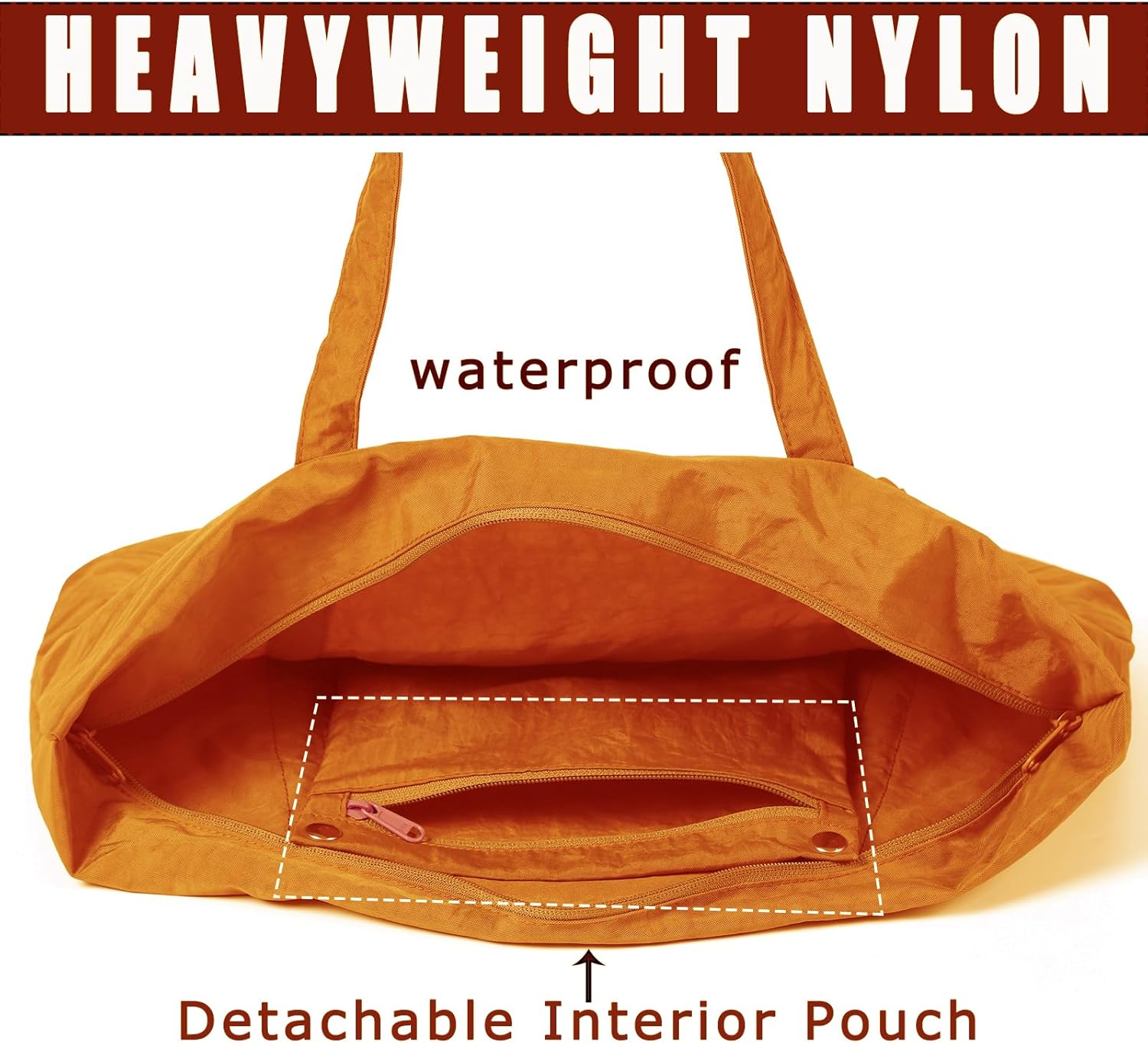 VODIU Large Tote Bag For Women, Travel Shoulder Bag Cloud Top Handle Handbag - Image 3