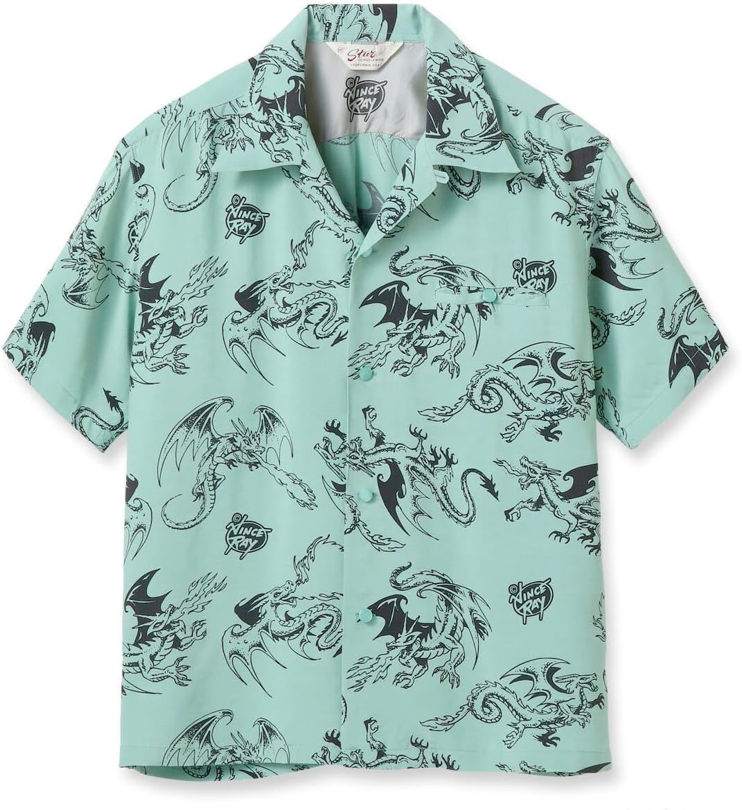 スターオブハリウッド STAR OF HOLLYWOOD SH25583 CHESS コーディロイ オープンカラー シャツ M【中古】