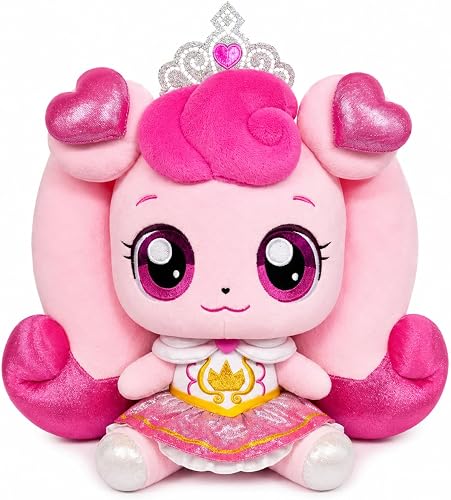 Princess Catch Teenieping Heartsping Season 6 Plush Doll 11" 하츄핑 Pink 2025 New (Pink)