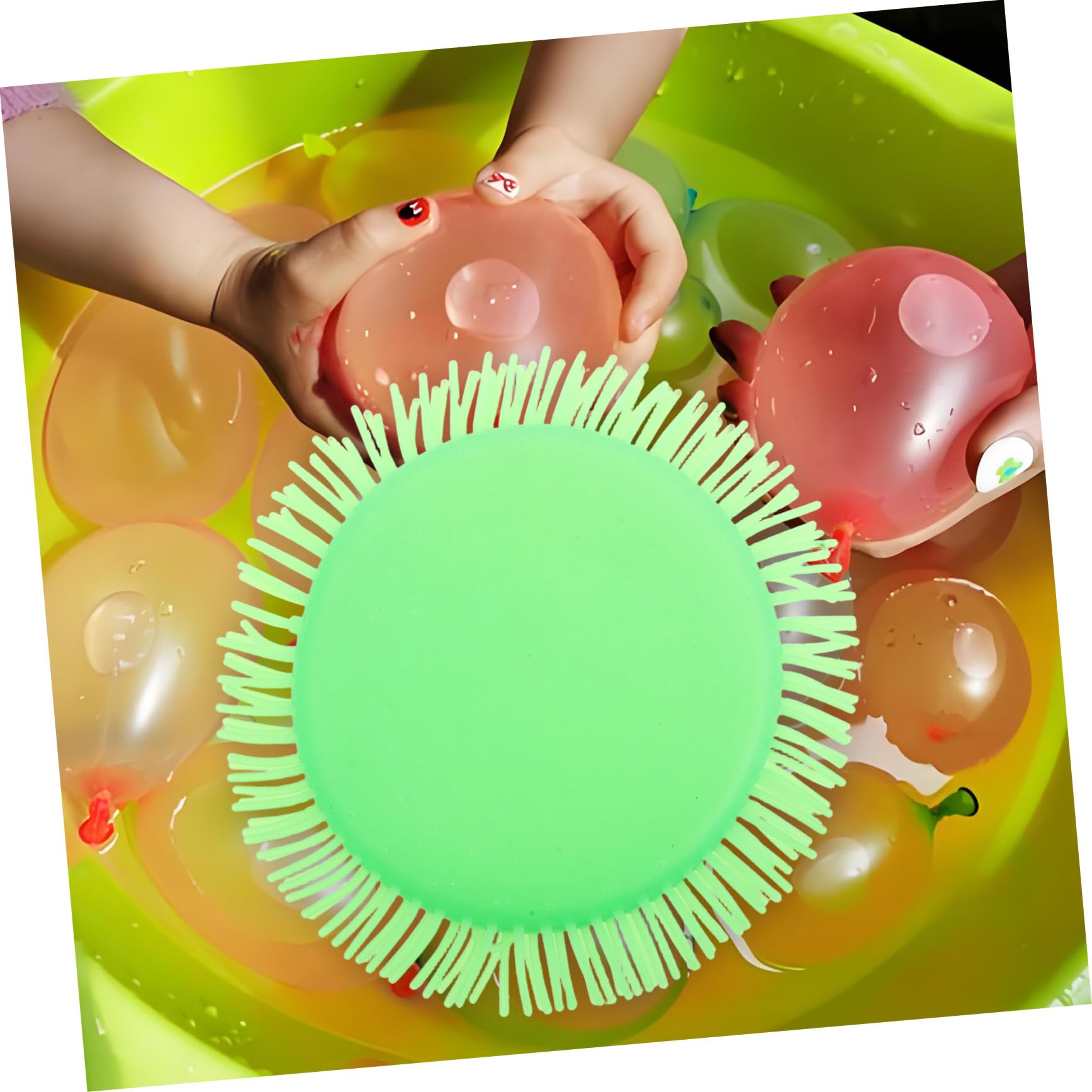 Abaodam 2pièces Lot de Disques Volants Aquatiques pour Jeux Eau Jouets pour Plage Piscine Favorisent Interactions Familiales Garçon Fille Adultes Vert
