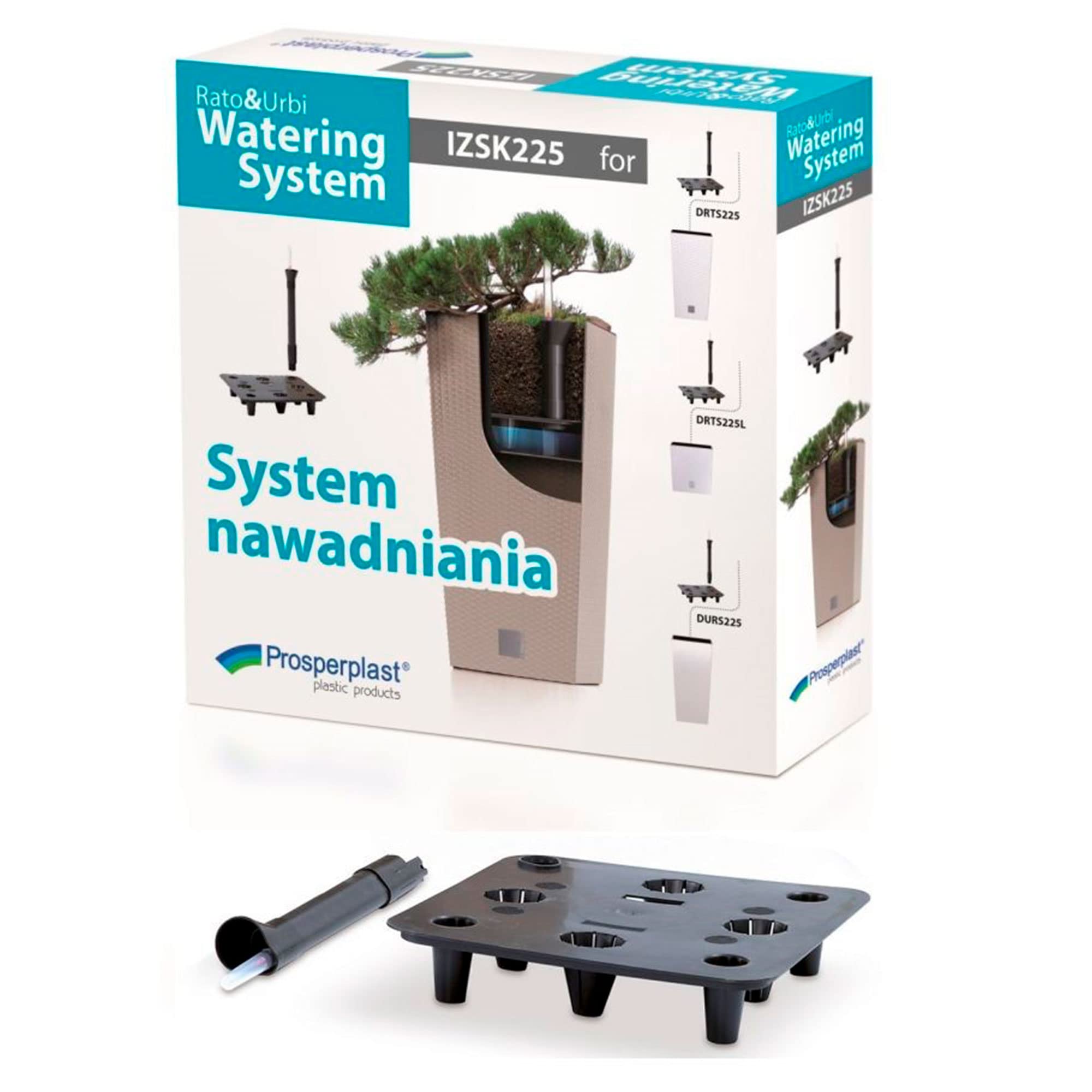 WELL HOME MOBILIARIO & DECORACIÓN Vaso da 16,3 litri, con serbatoio interno + sistema di irrigazione rato & urbi