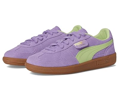 PUMA Kids Palermo (Big Kid) Kids Shoes Lavender Alert/Cool Cucumber/Gum : 5.5 Big Kid M, Leather/Suede