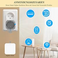 SURFOU Zigbee okos aljzat időzítővel és fogyasztásmérővel, Philips Hue kompatibilis 2