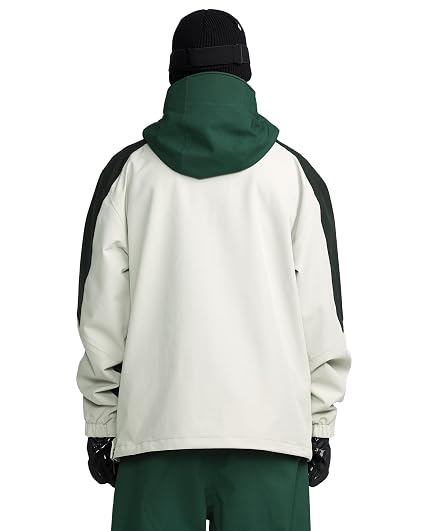 【blancvert】ジーロンリバーフードジャケット Volcom Men's Brighton Pullover Snowboard Jacket – Stretch Fabric