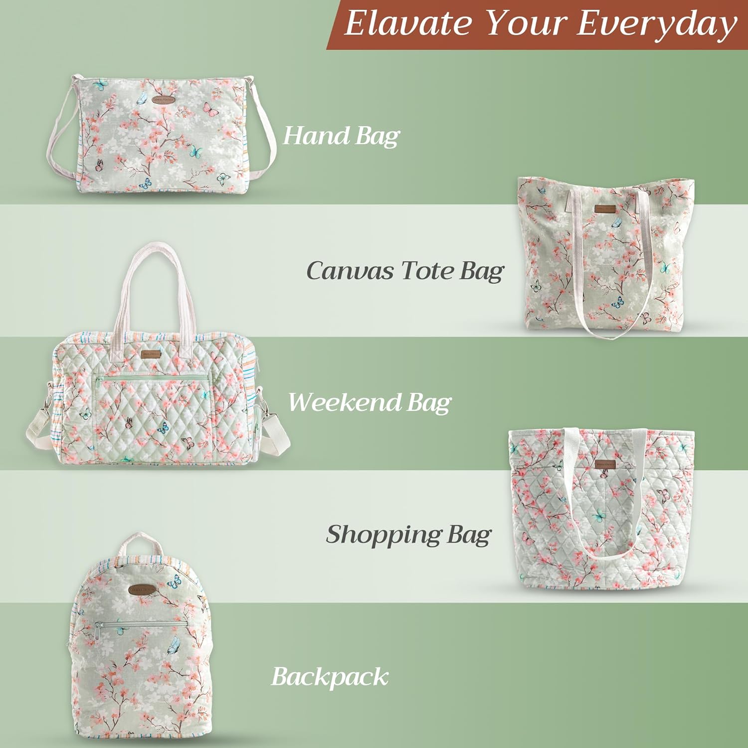Maison d' Hermine Cross Body Bags for Women Cotton Canvas Shoulder Bag for Travel Tote purse Sling Bag Mothers day Gifts