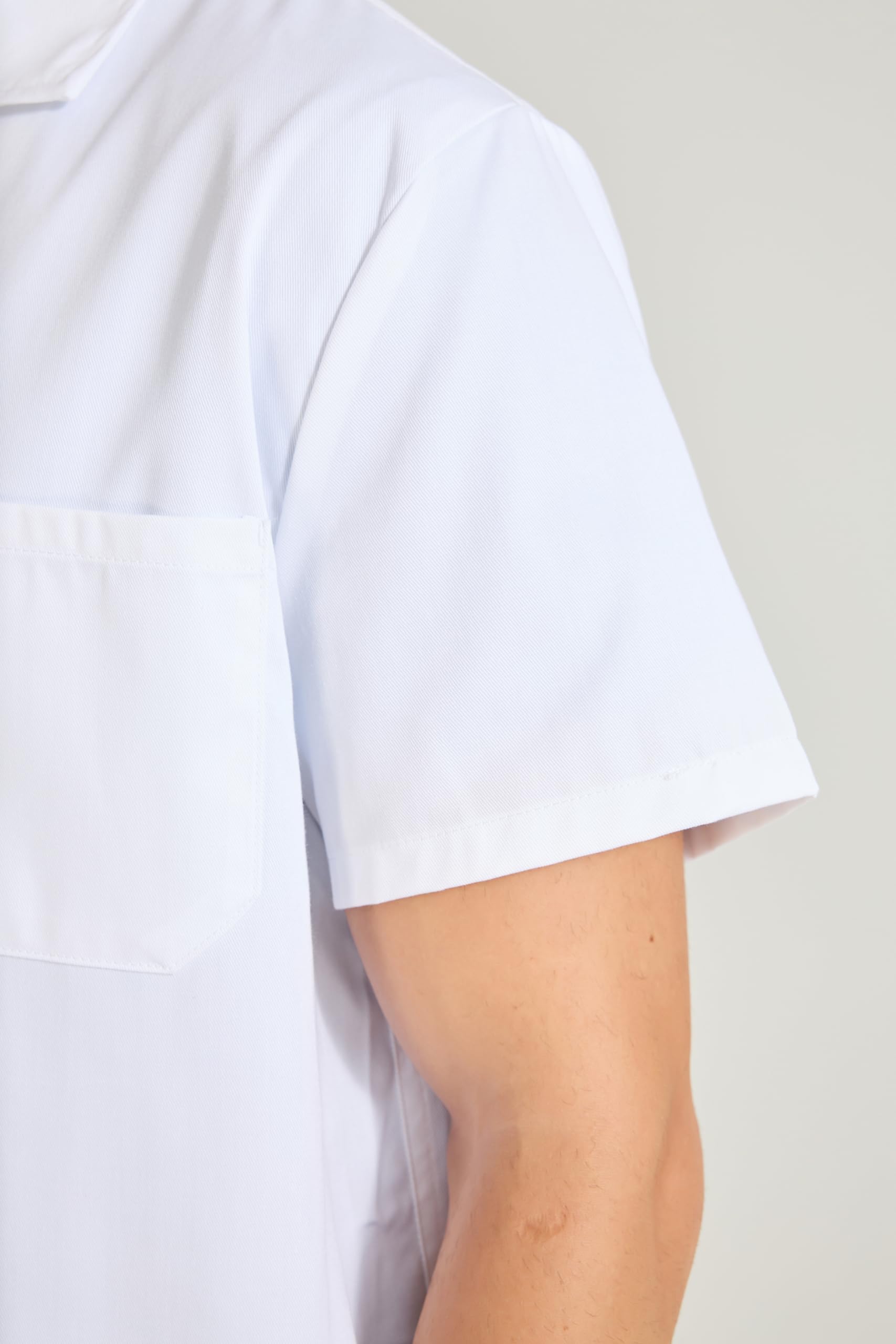 Misemiya - blouse blanche chimie unisexe - blouse medicale homme - blouse laboratoire homme - blouse de travail femme 8165