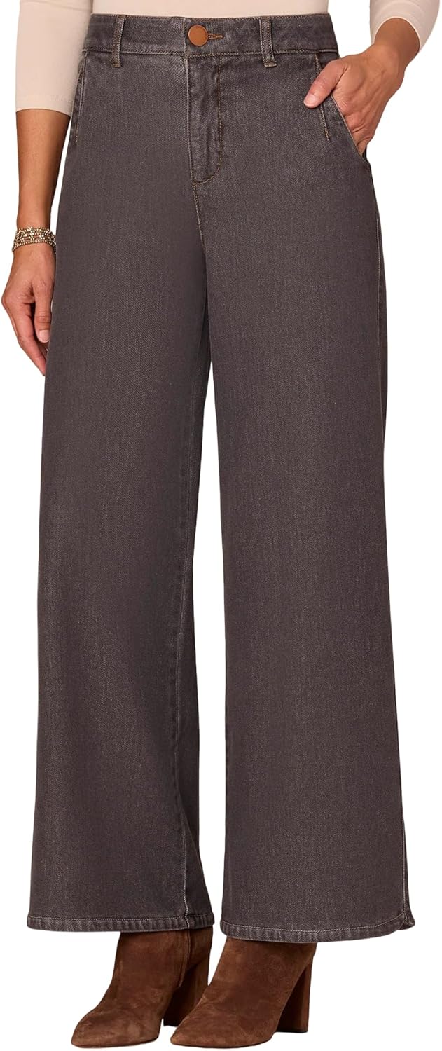 Democracy Women's Ab Solution Wide Leg Jean