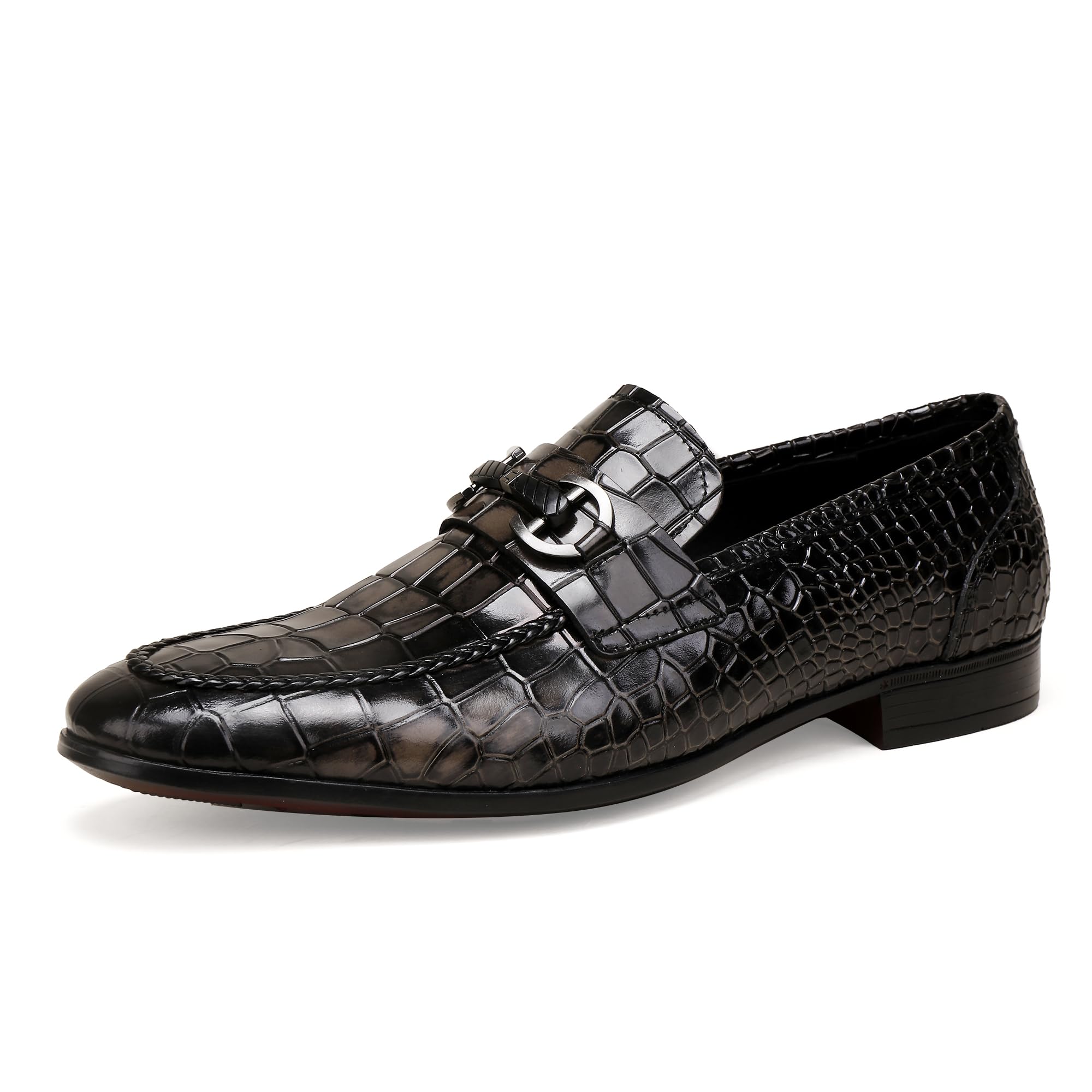 ChrisLOOK Herren Schnürschuhe Männer Businessschuhe Herrenstiefel Derby Echtleder Anzugschuhe