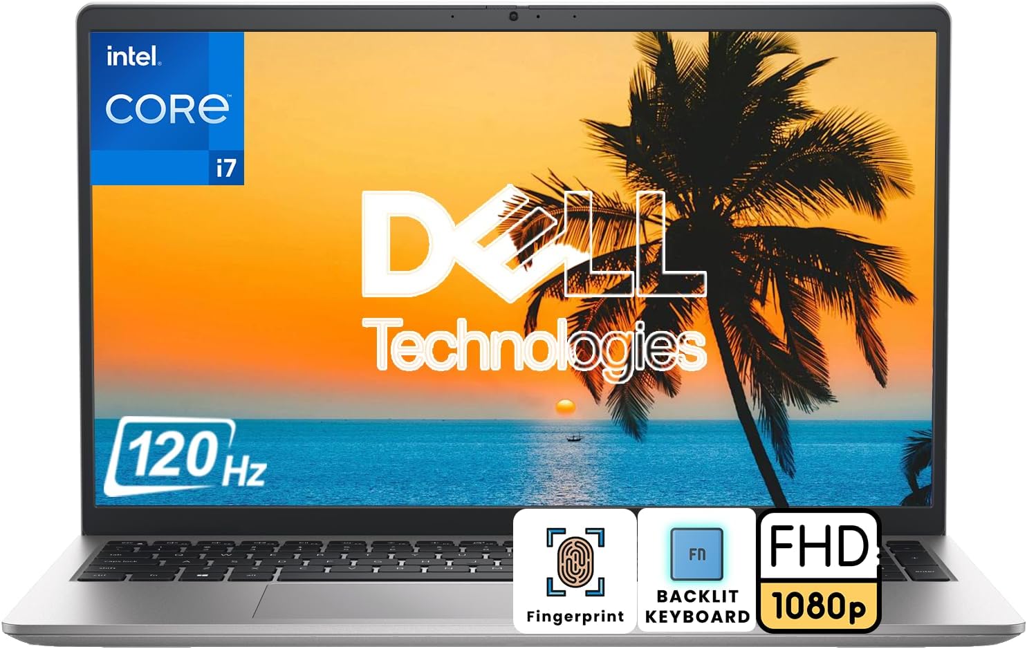 Dell 15.6-inch Laptop Computer for Business&Student – Intel 10-core i7 1355U, 15…