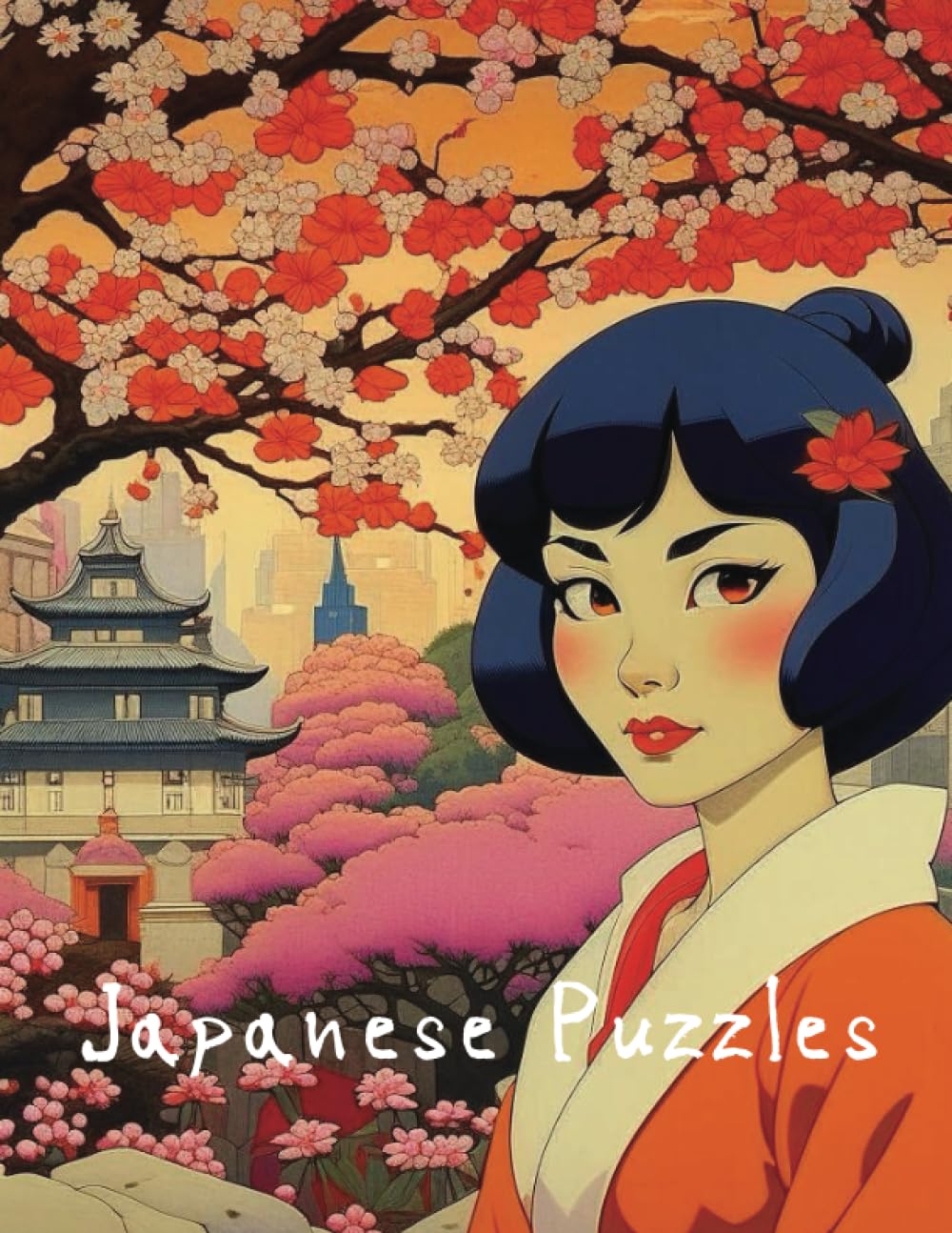 Japanese Puzzles: 200 Puzzles Including Kakuro, Masyu, Calcudoku, Slitherlink, Tatamibari, and More!