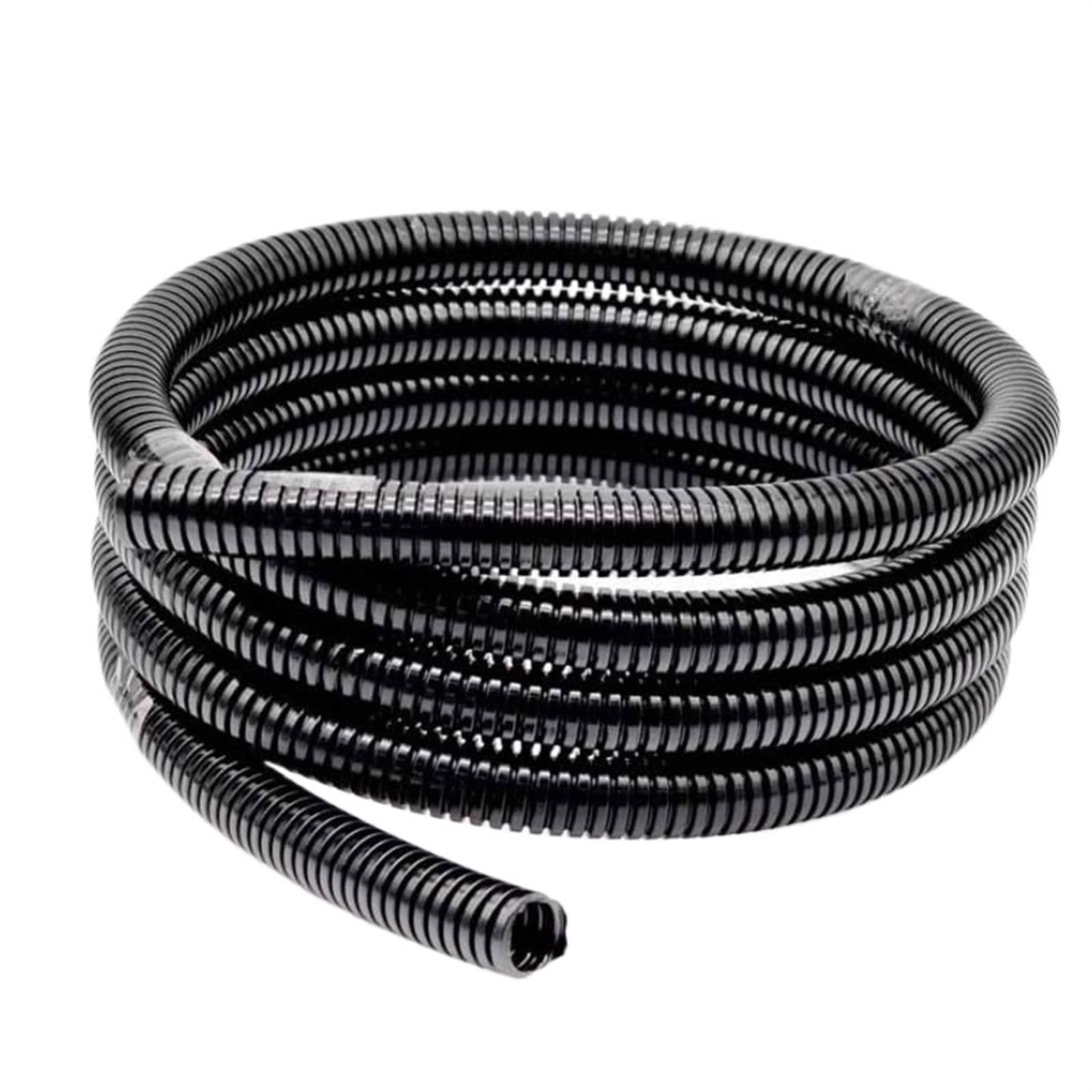 Guaina corrugata in nylon PA – Guaina protettiva nera for cavi e fili for cablaggio strumenti(OD 54.5 x ID 48mm)
