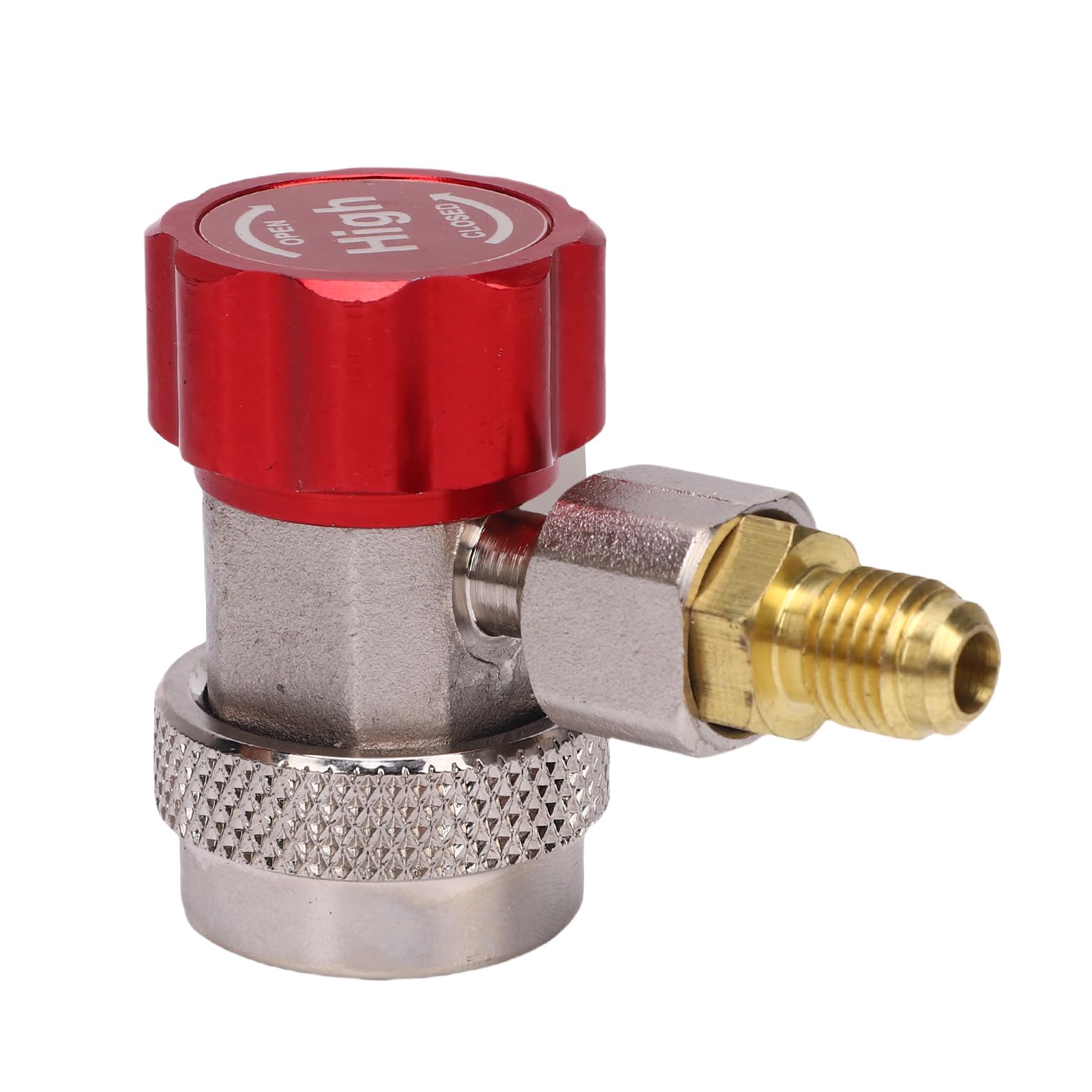 Jeffergarden Medidores de Refrigerante con Mangueras Juego de Colector de CA de Latón 500 PSI 800 PSI para R410A R32 R134A R22 Uso de Reparación de Aire Acondicionado y HVAC Automotriz