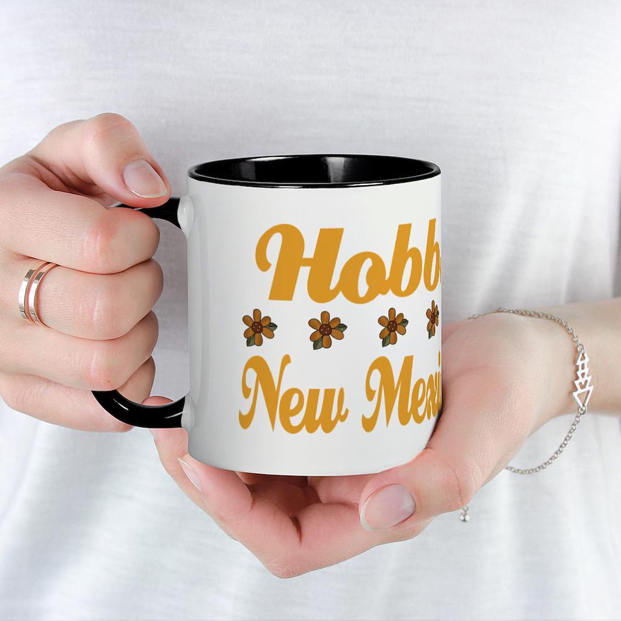checkered coffee cup Small Check Bistro Mug  Aly Bees