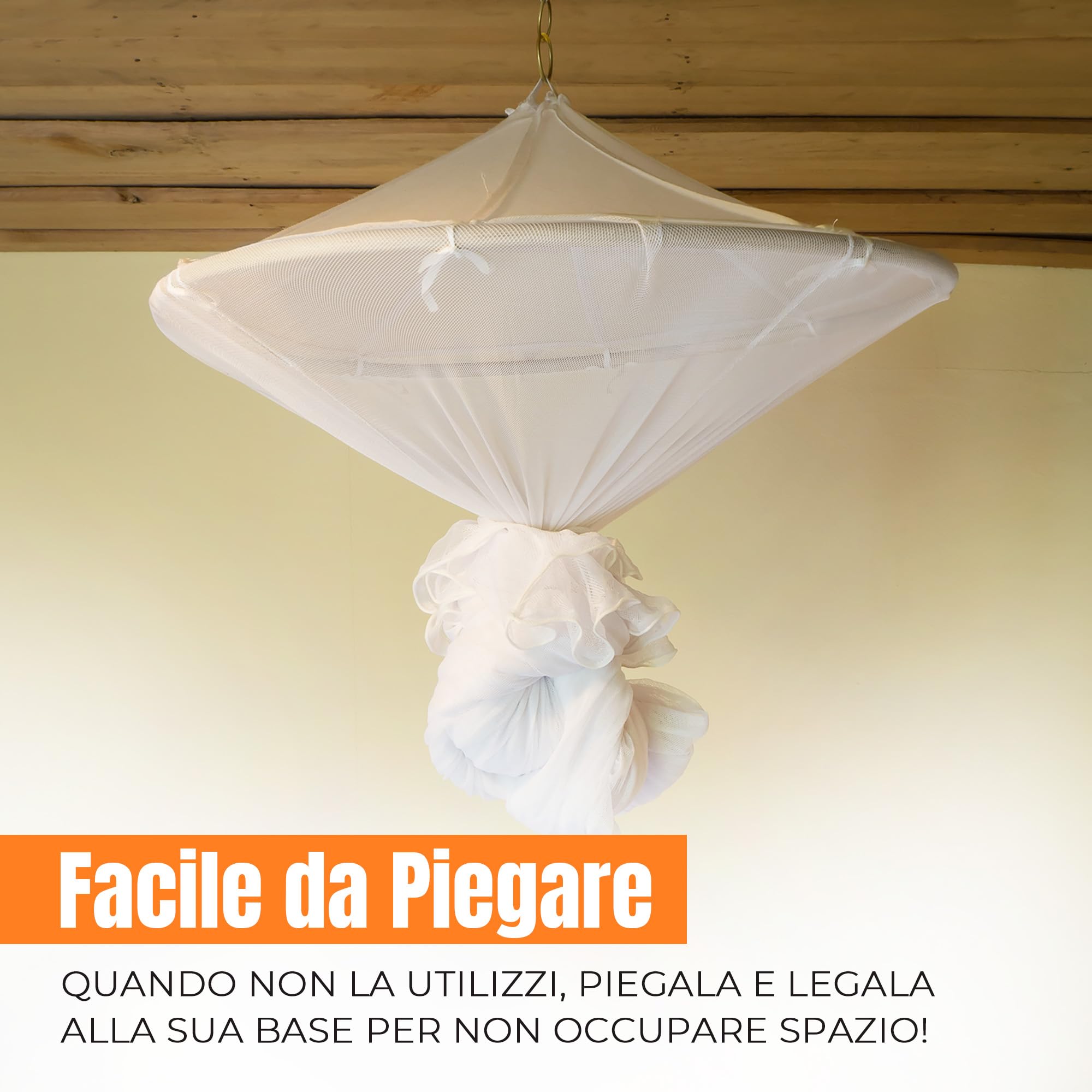 MEKKAPRO Zanzariera Letto Matrimoniale XL, Zanzariera da Letto Matrimoniale a Baldacchino, Culle o Amache, Zanzariera per Letto Matrimoniale con 2 Aperture, Contro Mosche, Vespe e Altri Insetti