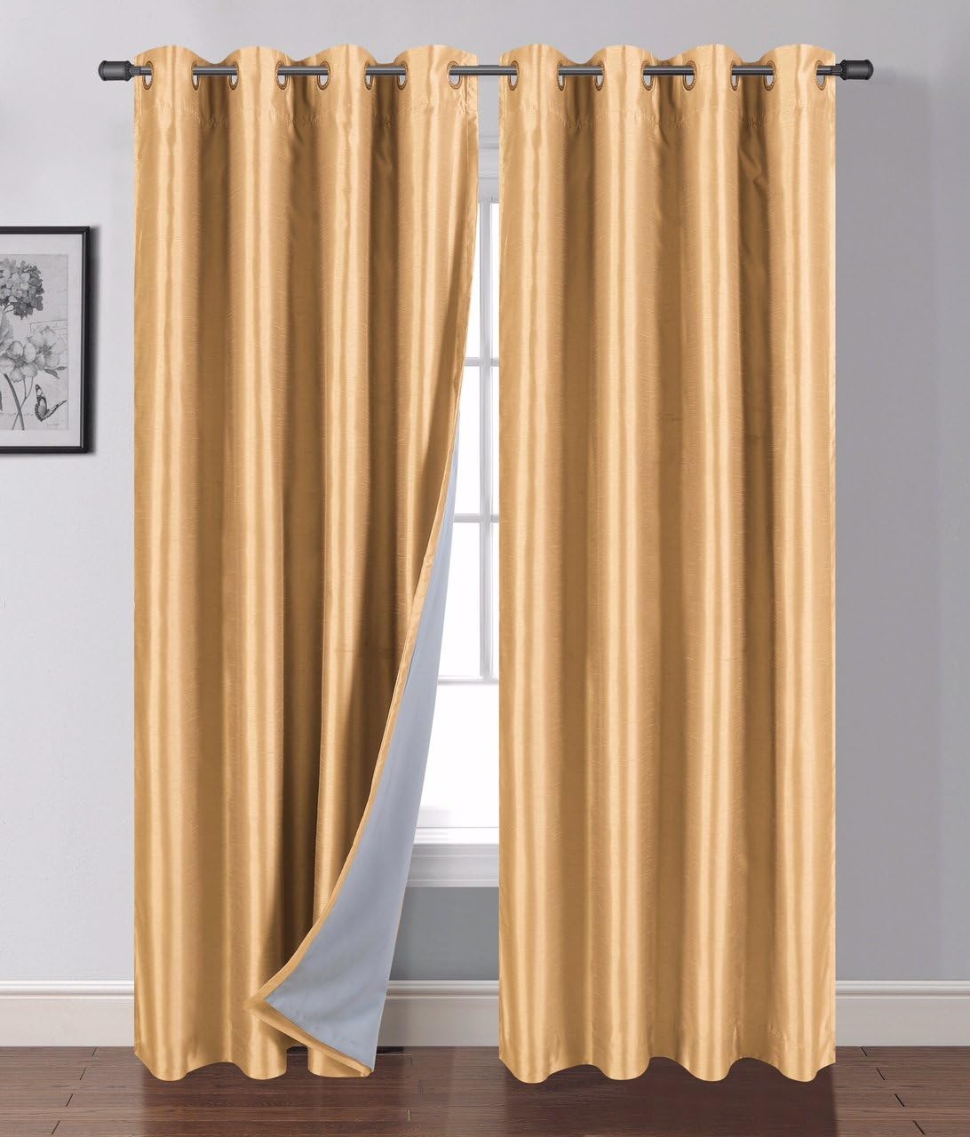 Siena Home Fashions Buona Notte Blackout Curtain (Gold)