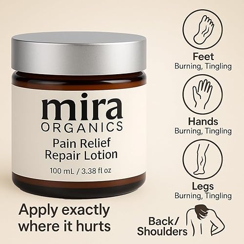 Miniatura 5 de Mira Relief Repair Lotion, utiliza ingredientes vegetales naturales, nutrición diaria para la salud