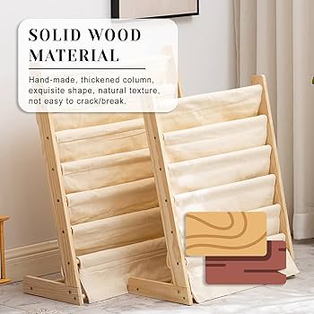 Amazon.com: Wooden Magazine Rack Floor Standing 4/6/7 Levels