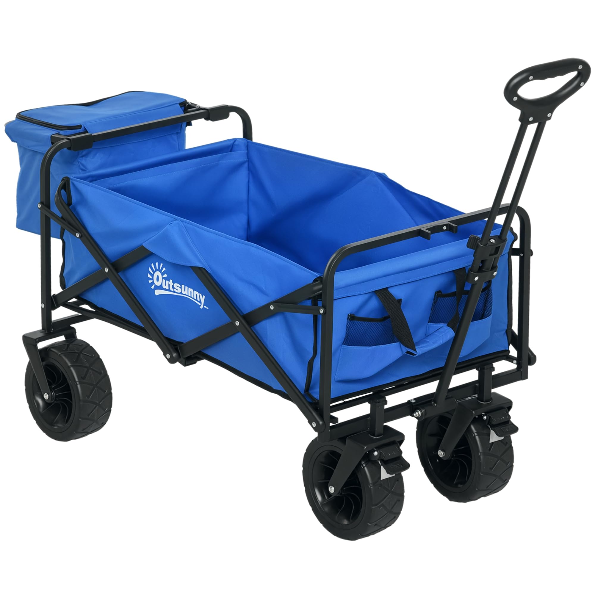 Mophorn Carro Pieghevole, Carrello Da Spiaggia Da 220 L Con Ruote Per Tutti I Terreni Carrello Da Carro Pieghevole Per Carichi Pesanti Max 330 Libbre Con Portabevande 85619841