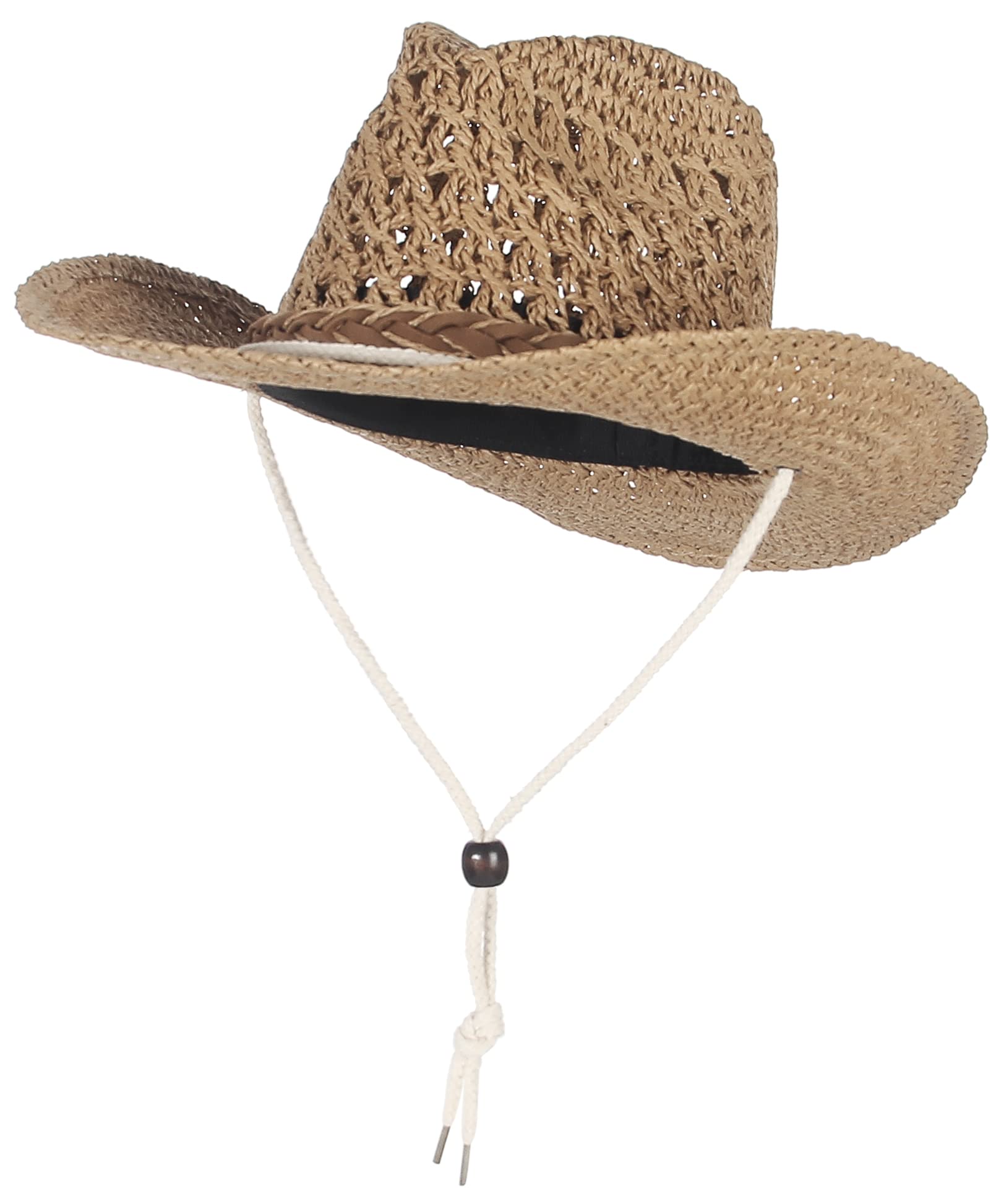 EOZY Cowboy Sombrero Sombrero de Paja señoras Sombrero de Sol Sombrero de Playa de Verano Sombrero Sombrero Occidental Sombrero de panamá