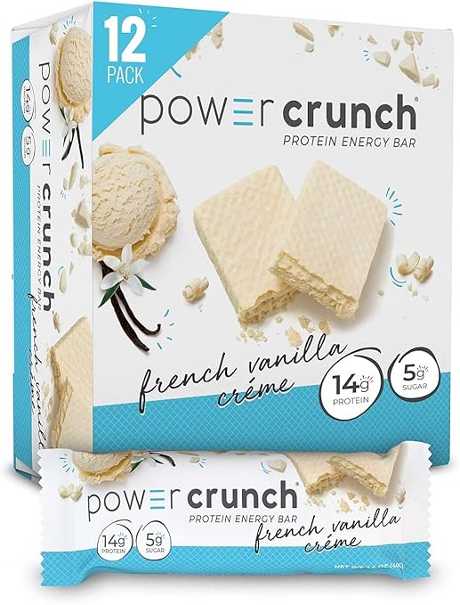 Amazon パワークランチワッファーズ フレンチバニラクリーム 12本 Bnrg シナモン