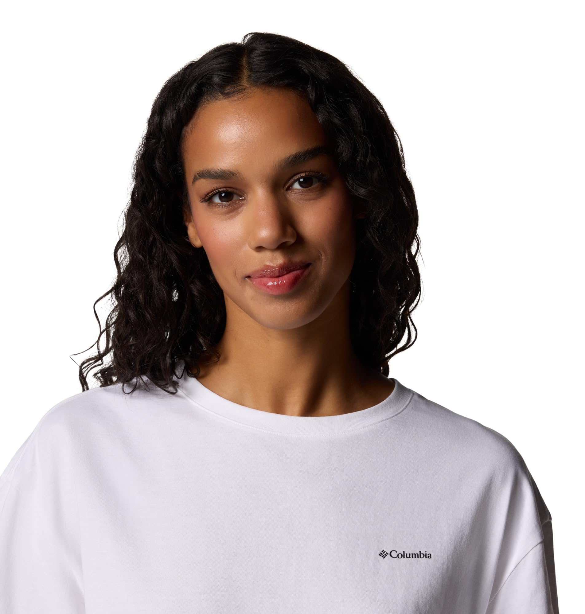 Columbia Rolling Bend Graphic Oversized Tee T-Shirt Oversize Graphique Rolling Bend Femme