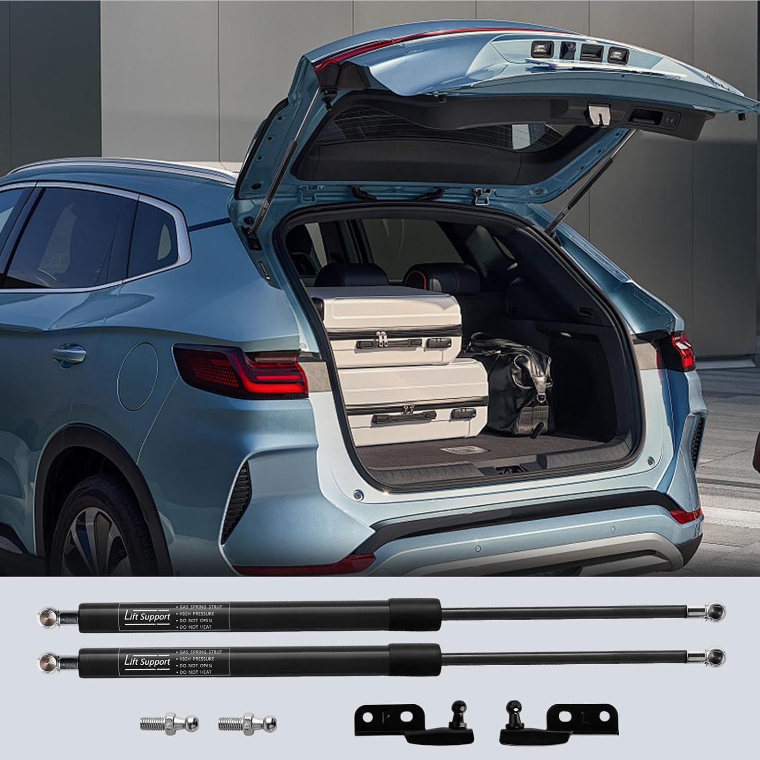 Rear Tailgate Lift Supports for Subaru Forester 2009-2013 Wagon | Hatch Heavy Duty Gas Spring Support (Pack of 2) PM3299LR 63269SC010