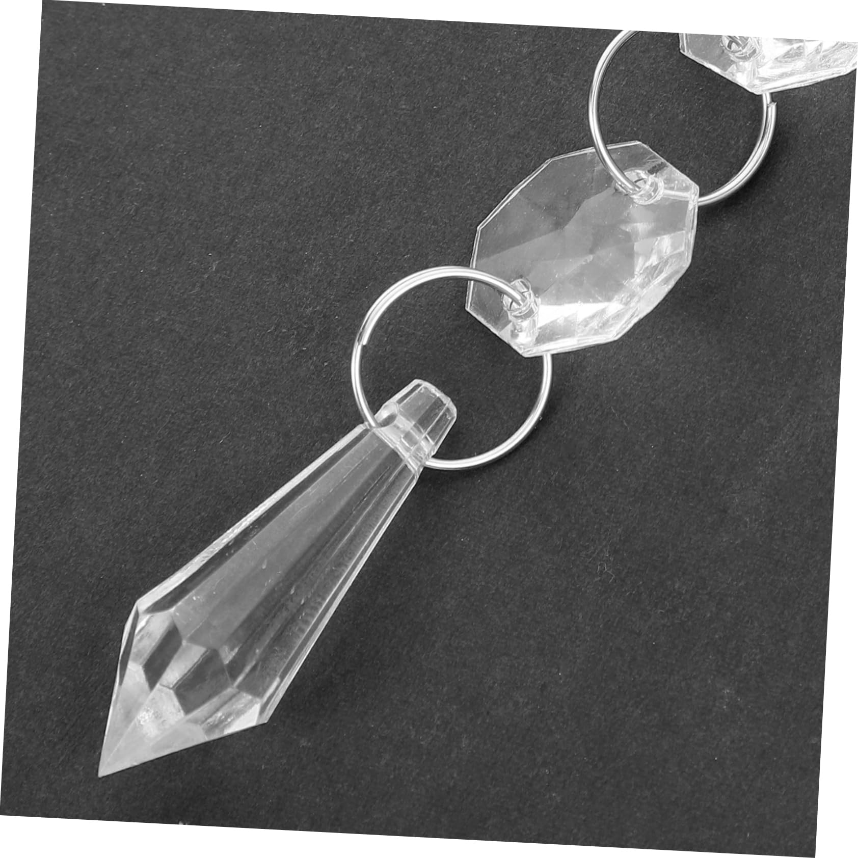 Cabilock 5 Sätze Hängende Kristalldekoration Transparente Oktagonperlen Für Hochzeiten Partys Und Weihnachtsbaum Deko Leicht Und Pflegeleicht Vielseitig Einsetzbar 20 Stück * 5