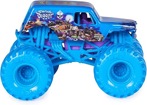 Miniatura 3 de Monster Jam Spin Master 164 - Camión fundida a presión 2022 con accesorio adicional excavadora hiperalimentada Son-uva