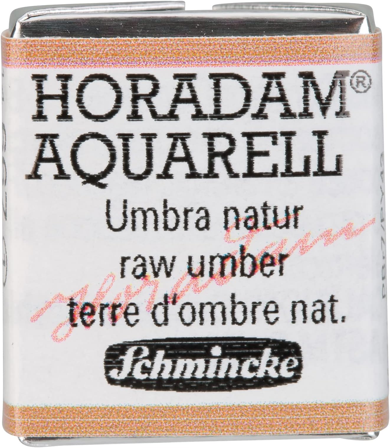 SchminckeHORADAM® AQUARELL - finest artists' watercolor paints, 667 Raw umber, 14 667 044, 1/2 pan