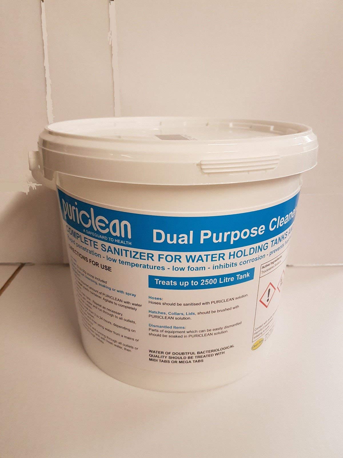 Puriclean Water Purification Caravan Motorhome Water System Tank Cleaner 4kg