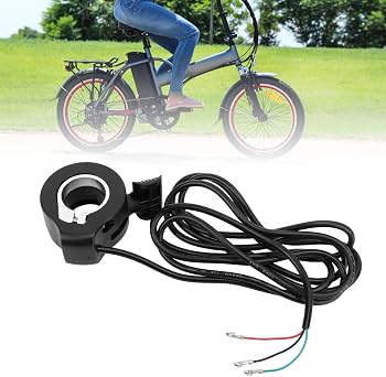 Cosiki Fahrrad-Daumengas, Präzise Einstellung, Reaktionsschnell, Einfach zu Installieren, Geschwindigkeitsregelung, Gaspedal, Verschleißfest, Bequemer Griff für Elektrofahrräder Sport & Freizeit