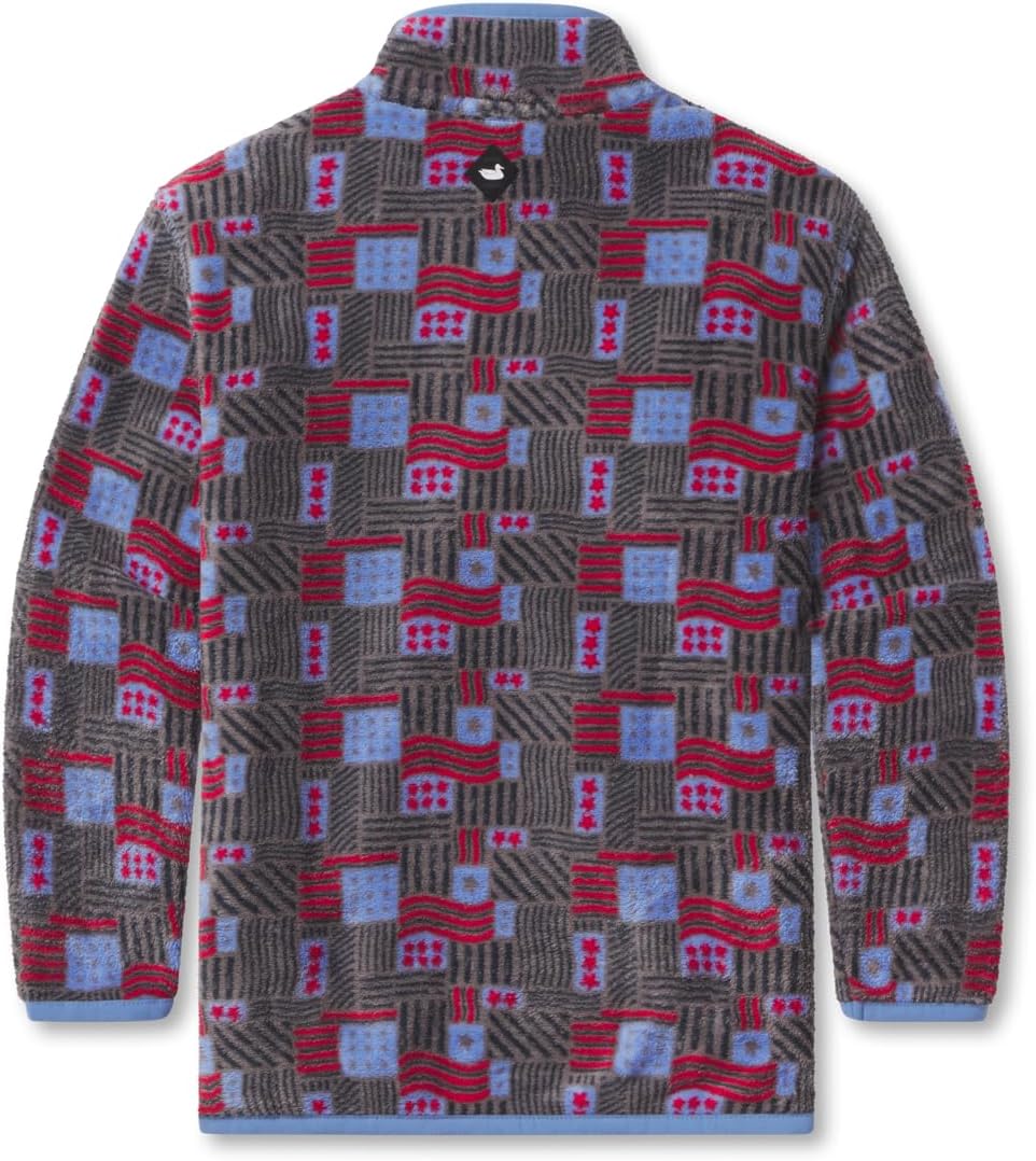 Southern Marsh Youth's Star-Spangled Fleece Pullover – Classic Comfortable Outerwear