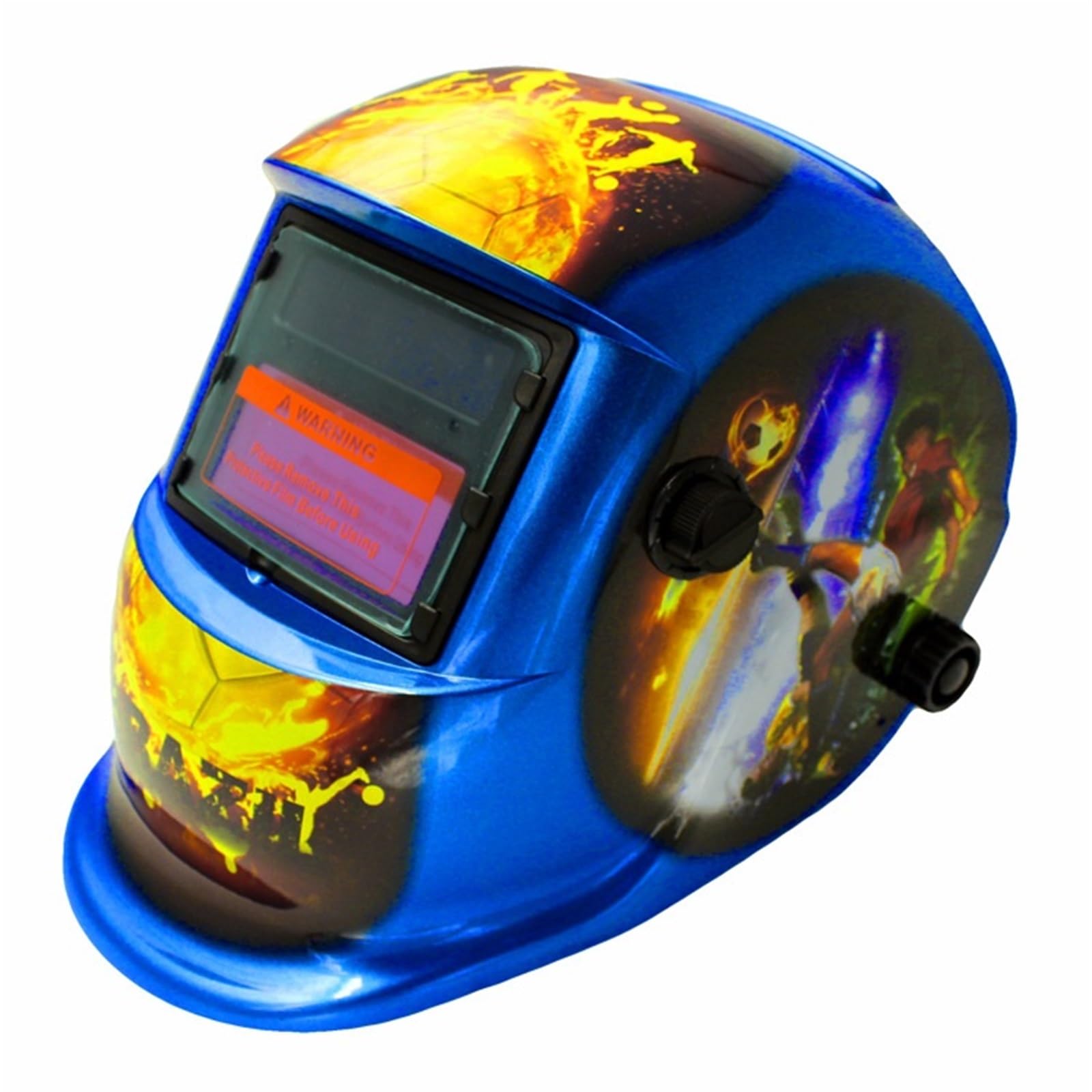 Maschera Saldatura Autoscurante Maschera di saldatura a luce solare automatica con cambio automatico, casco montato sulla testa, elettrico a doppia protezione