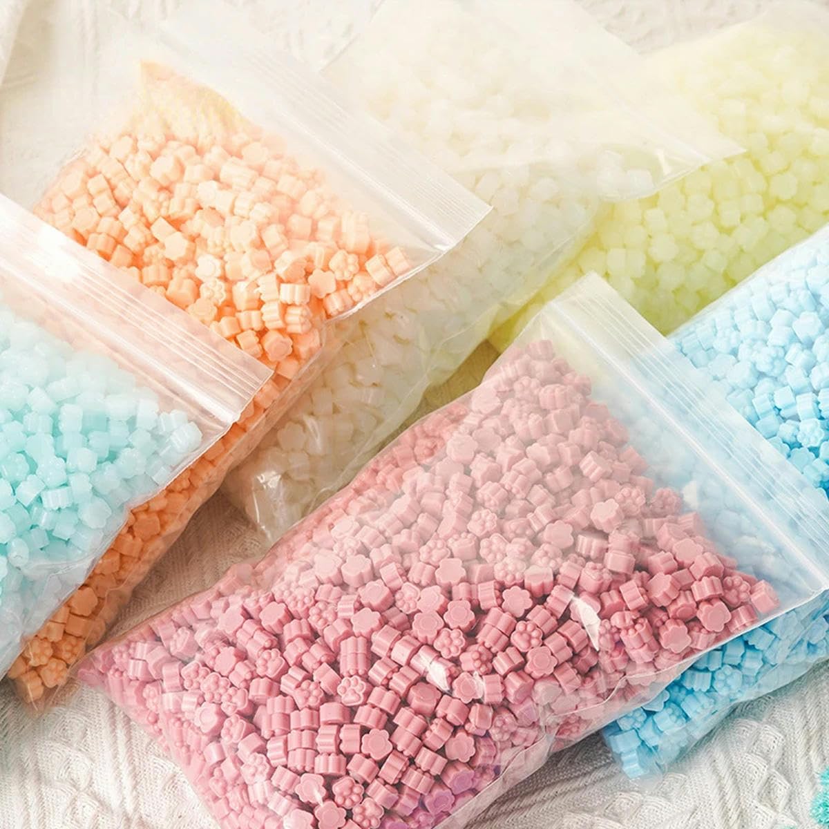 Perle di cera sigillanti, 48 colori fuoco sigillo cera granulare 500g grande sacchetto multicolore opzionale carino gatto artiglio fuoco sigillo cera invito busta documento(FGR029)