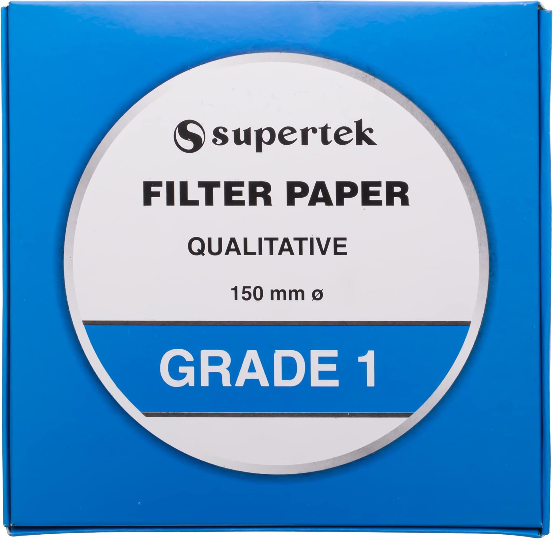 Qualitative Filter Paper Grade 1 | 150mm Diameter | White Round Filter Paper Sheets for Laboratory Use | Pack of 100 | Chemistry Lab & Science Experiments at School & College