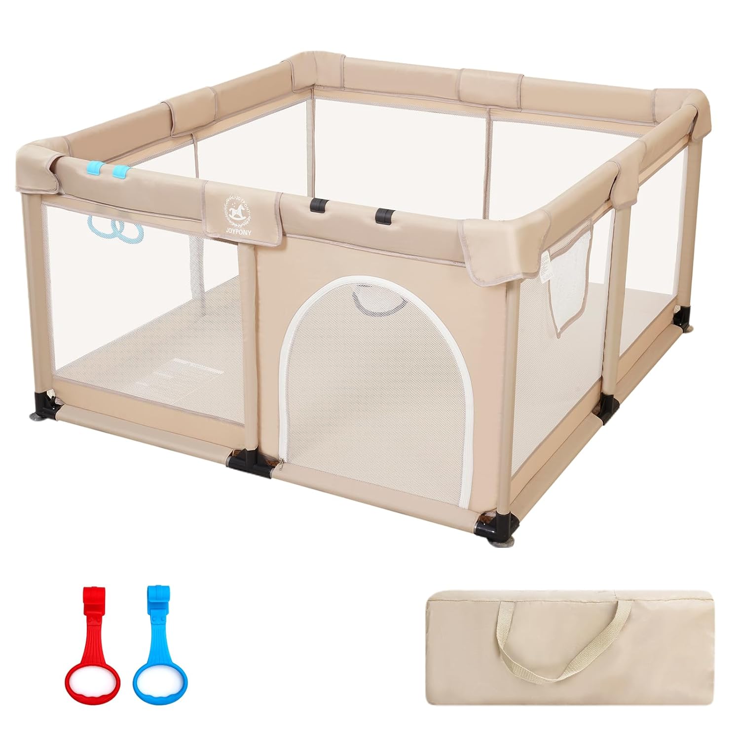 Baby Playpen for Babies and Toddlers - 47x47in Play Pen for Babies 6-12 Months, Play Yard for Toddlers 1-3, Indoors Pin Corrales para Bebes