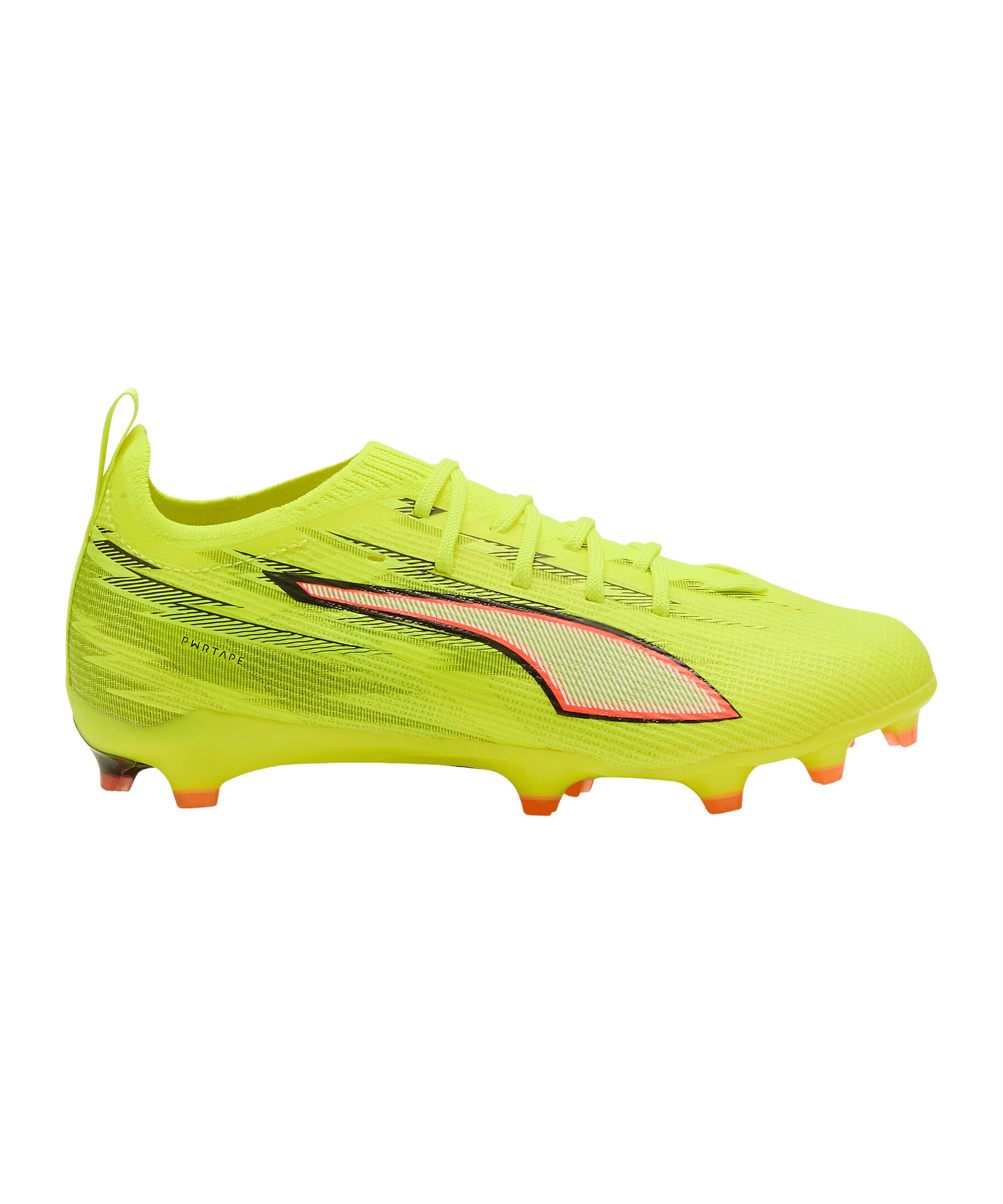 Tenis de fútbol juvenil PUMA Ultra 6 Pro FG/AG JR Amarillo Alerta en talla 34.5 EU 7