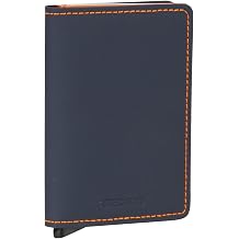 SECRID Mens Modern Slim, Night Blue & Orange , Talla  nica, minimalist