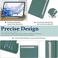 Vista 4 de Miimall Funda compatible con Samsung Galaxy Tab S9 Tablet 2023, [cuero delgado + diseño plegable] [Protector completo trasero de TPU]