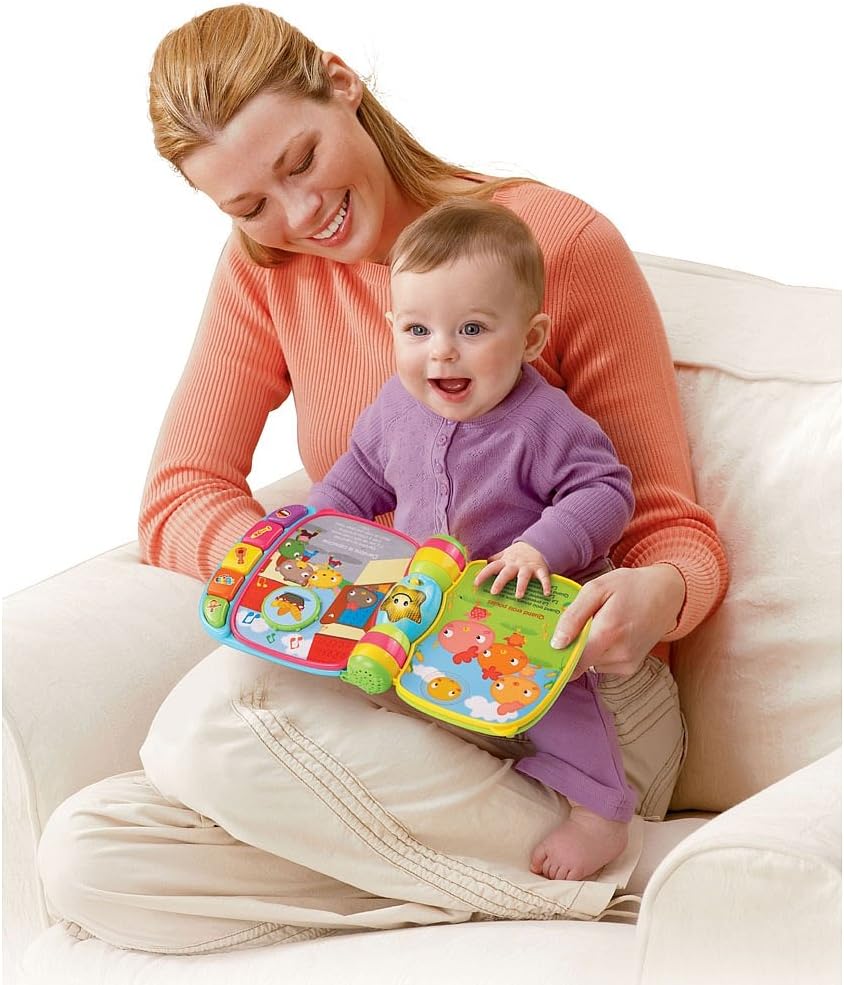 Vtech - 166705 - Jouet Musical - Do, Ré, Mi Super Livre Enchanté - Bleu