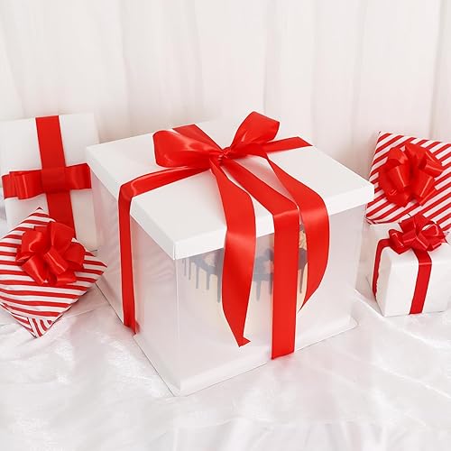 Vista 76 de TONIFUL - Rollo de listón de satén de color liso, para envolver regalos, manualidades, cabello, fiesta boda, tarjetas de invitación, ramos florales