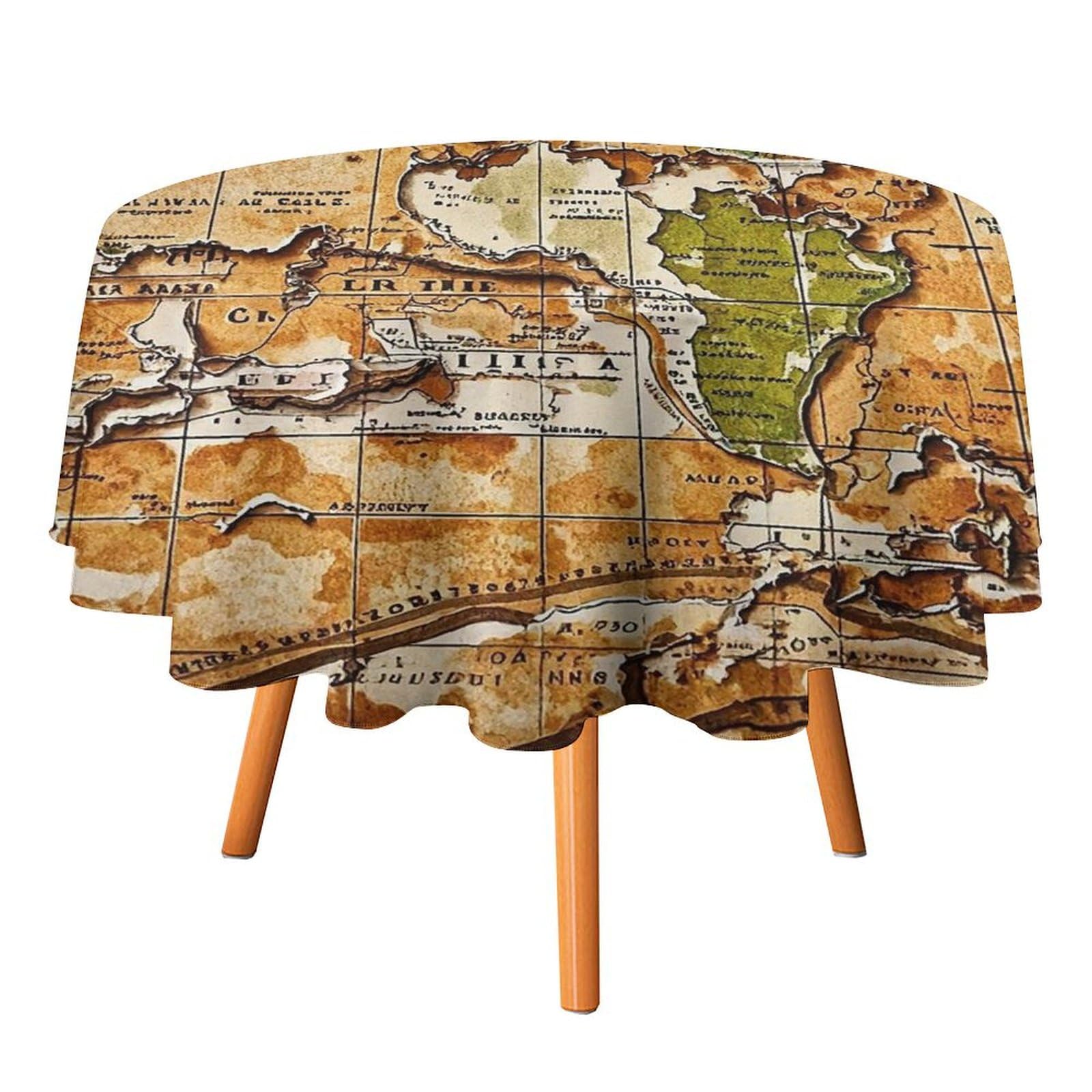 Nappe de table ronde lavable pour protéger de la chaleur en cuisine