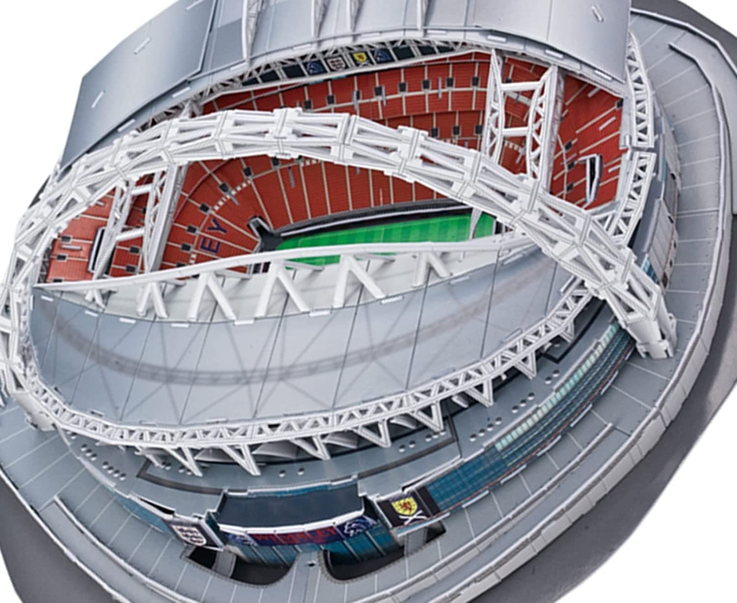 Wembley Stadium 3D Puzzle Building Toy Model Construction Set Multicolor