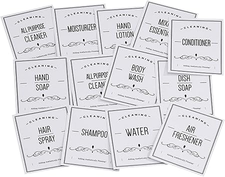 2 Pack Amber Plastic Soap Dispenser, 16 oz Bathroom Pump Bottles Dispenser Refillable Containers with Labels for Lotion Shampoo Body Wash Hand Dish Soap