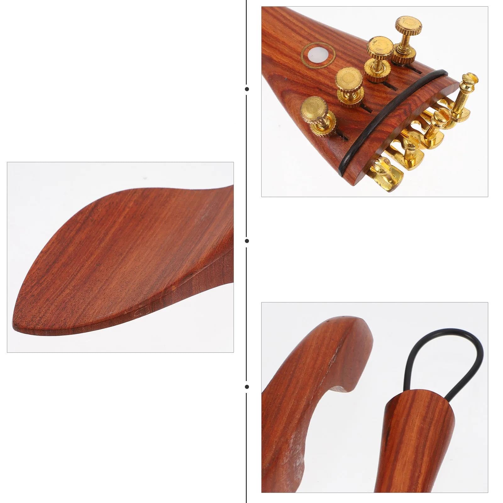 Drewniane Skrzypce Jujube Akcesoria Trwały Twardy Drewniany Instrument Muzyczny Profesjonalny Podbródek