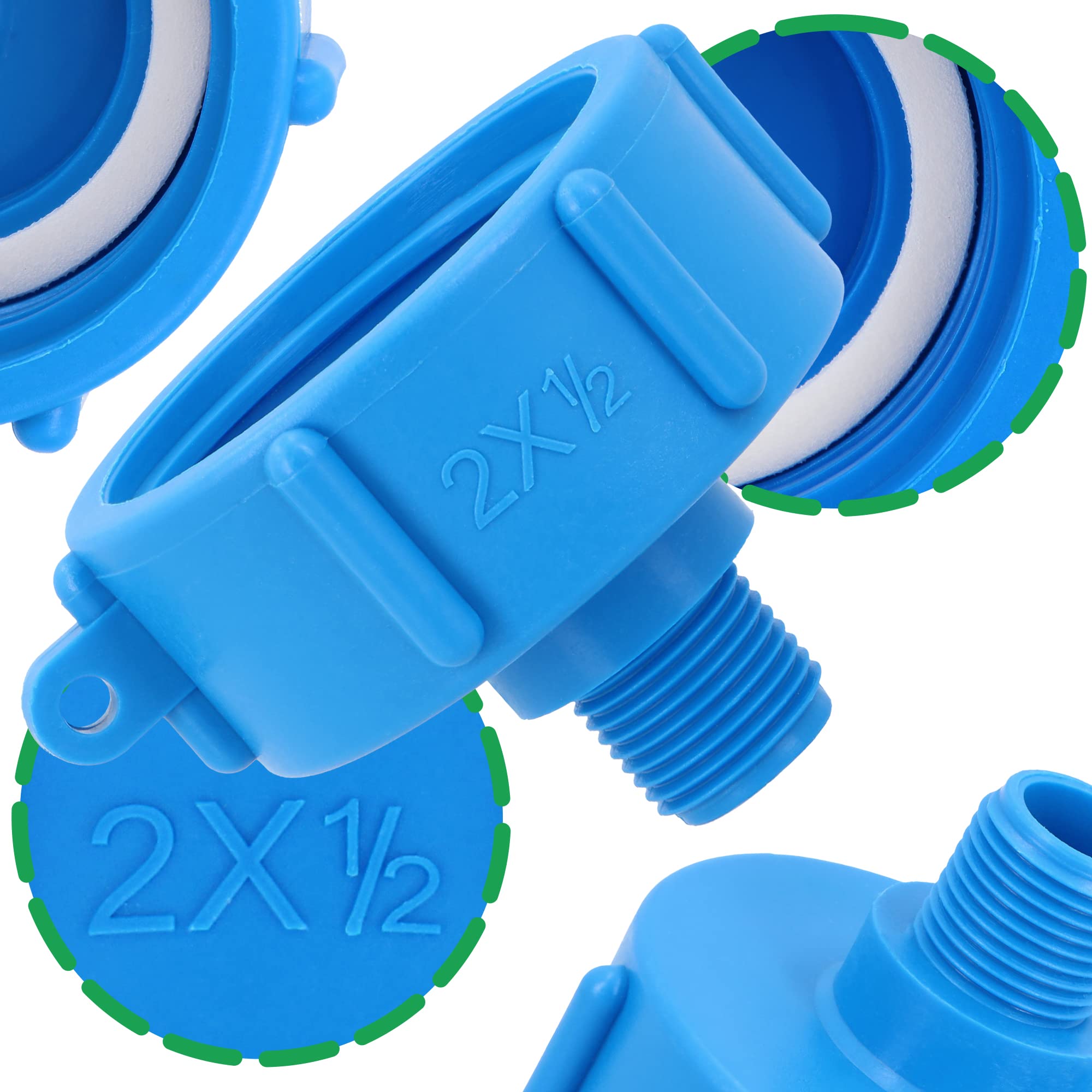 Connettore serbatoio acqua IBC Interfaccia tubo Accessori serbatoio IBC Accessori S60 * 6 Filettatura a 1/2 3/4 1 Filettatura maschio fine (Size : For 25mm