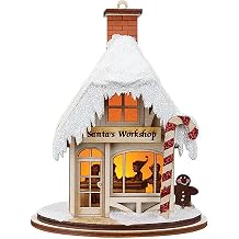 SantaS Workshop Ornaments for Christmas Tree