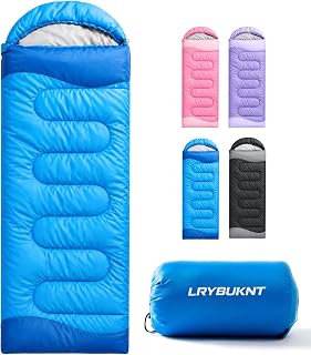 Sleeping Bags for Adults & Kids - Lightweight Camping Sleeping Bag | Waterproof Backpacking Sleeping Bag for Girls, Boys - Cold Weather & Warm, Compact Camping Gear for Hiking Outdoor Travel